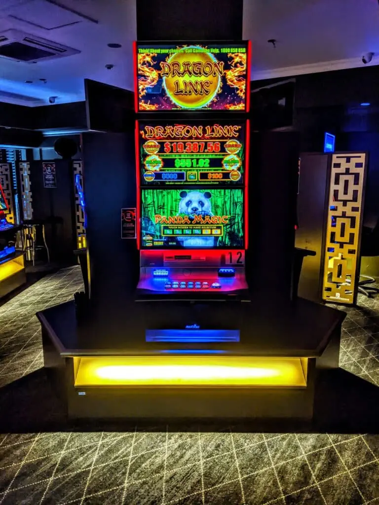 Harp Hotel Gaming Room Screens and Bases